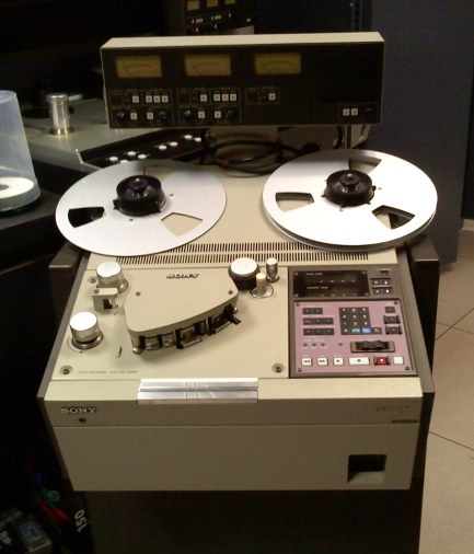 Vintage SONY Professional Reel To Reel Tape Recorder Editorial